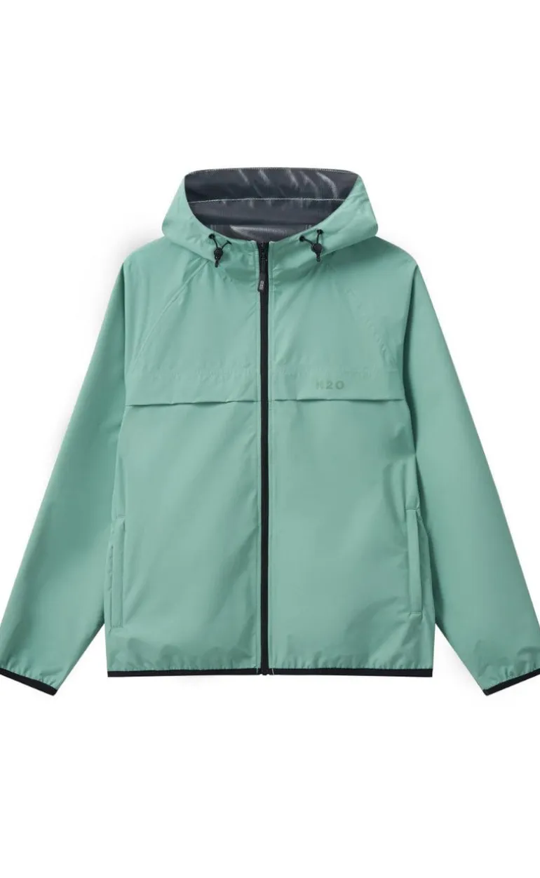 H2O Regnjakke - Rømø Unisex - Sea Grass