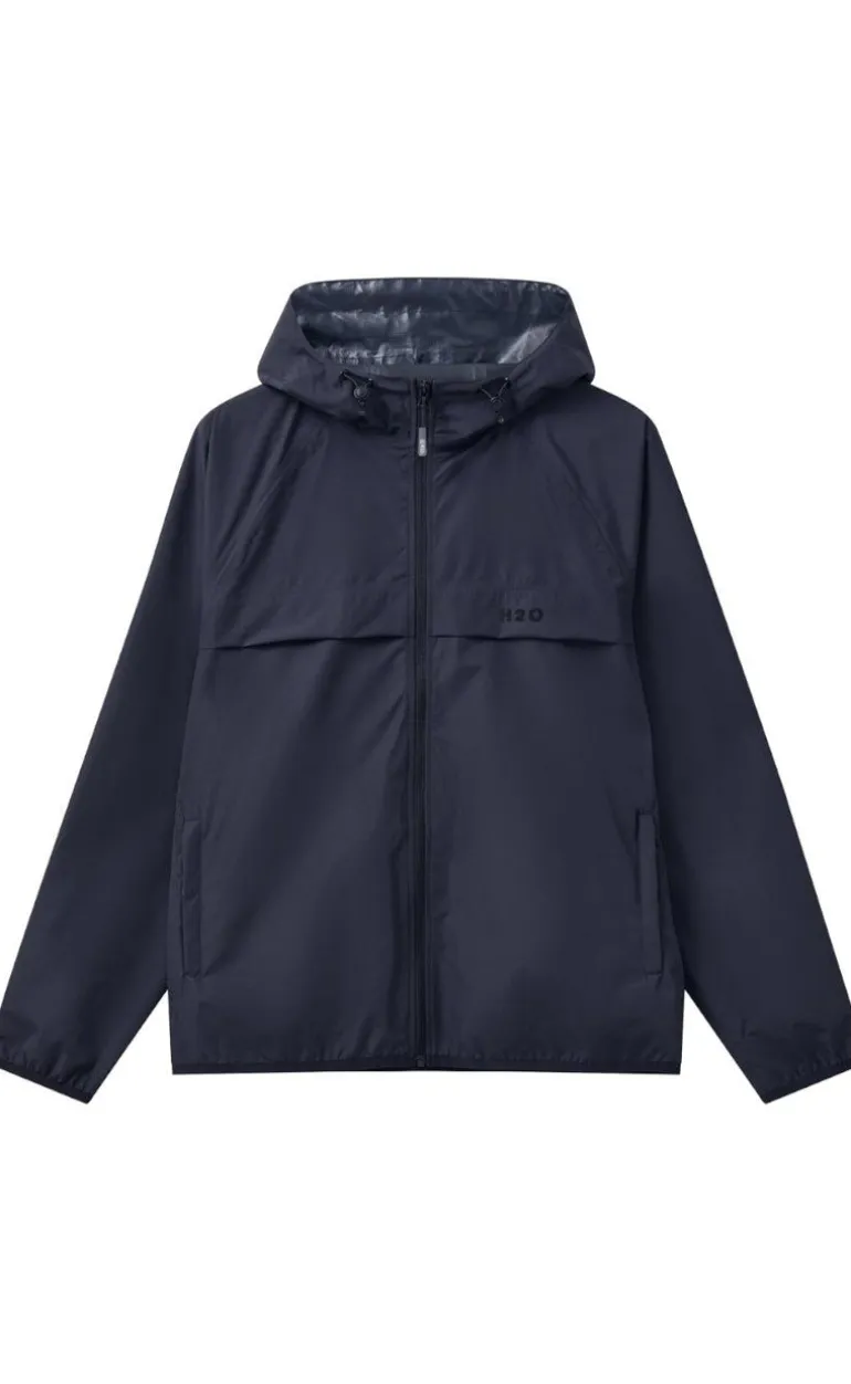 H2O Regnjakke - Rømø Unisex - Navy