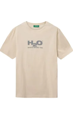 H2O T-Shirt - Logo - Chalk/Grey