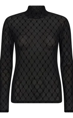 Hype The Detail Bluse - Mesh Turtle Neck - 9