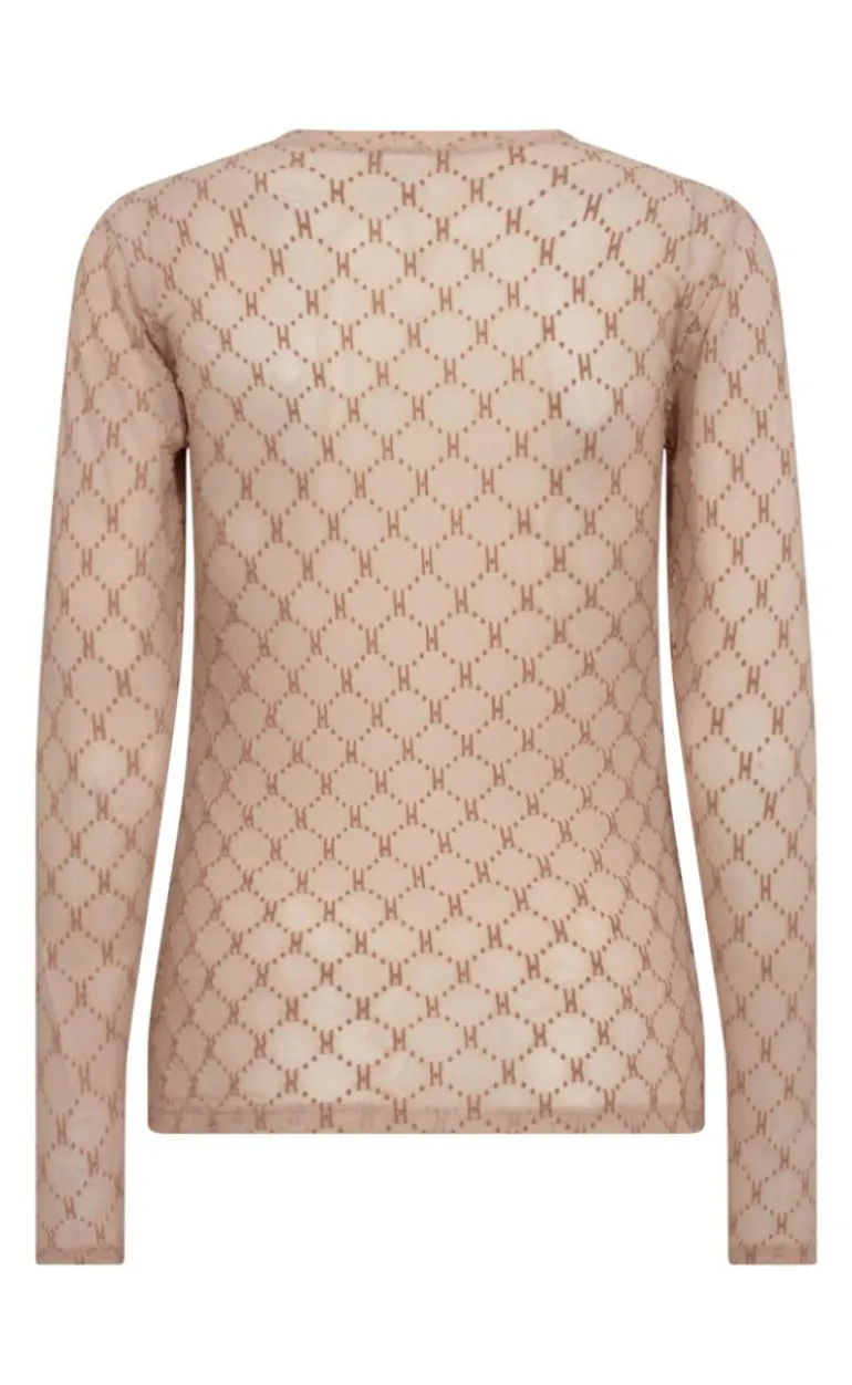 Hype The Detail Bluse - Mesh - Golden