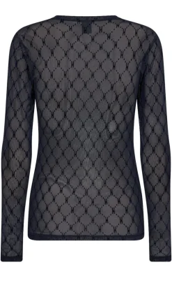 Hype The Detail Bluse - Mesh - Navy