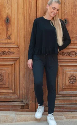 Liberte Bukser - Alma - Black
