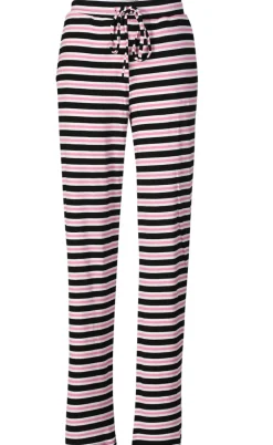 Liberte Bukser - Natalia - Black Bubblegum/White Stripe