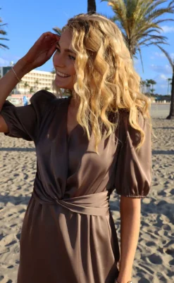 Liberte Kjole - Tiki SS - Brown