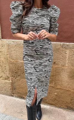 Liberte Kjole - Winnie - Zebra