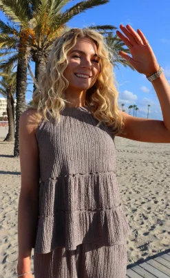 Liberte Top - Anni - Brown