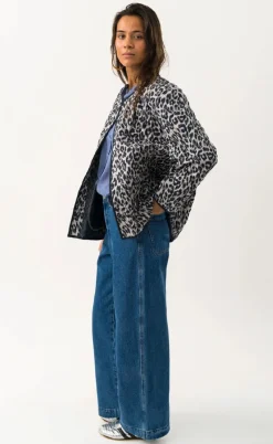 Lollys Laundry Jakke - Lily - Leopard Print