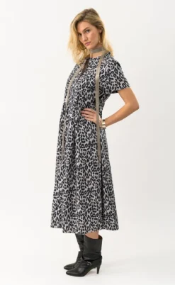 Lollys Laundry Kjole - Aliya - Leopard Print