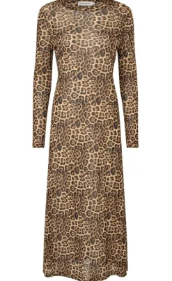 Lollys Laundry Kjole - Logan Maxi - Leopard Print