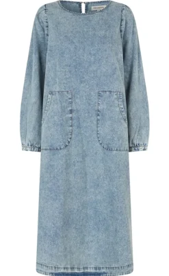 Lollys Laundry Kjole - Lucas - Washed Denim