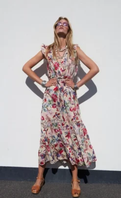 Lollys Laundry Kjole - Samo - Flower Print
