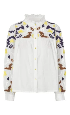 Lollys Laundry Skjorte - Fenga - White
