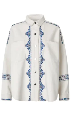 Lollys Laundry Skjorte - Veida - Creme