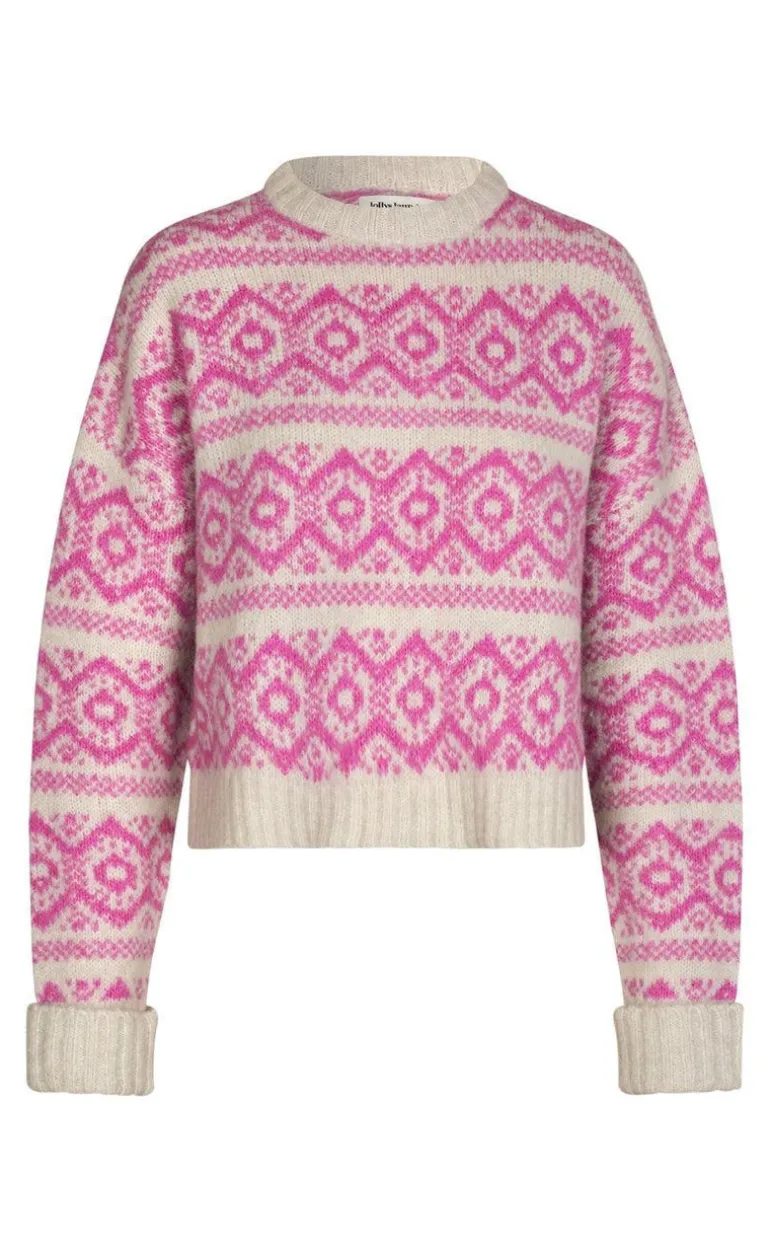 Lollys Laundry Sweater - Lottie Jumper - Neon Pink