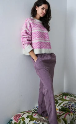 Lollys Laundry Sweater - Lottie Jumper - Neon Pink