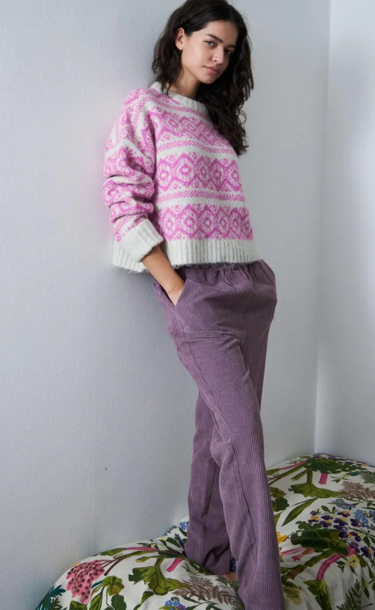 Lollys Laundry Sweater - Lottie Jumper - Neon Pink
