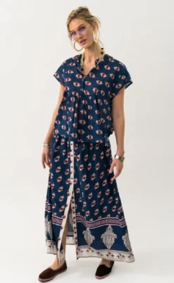 Lollys Laundry Top - Molly - Dark Blue