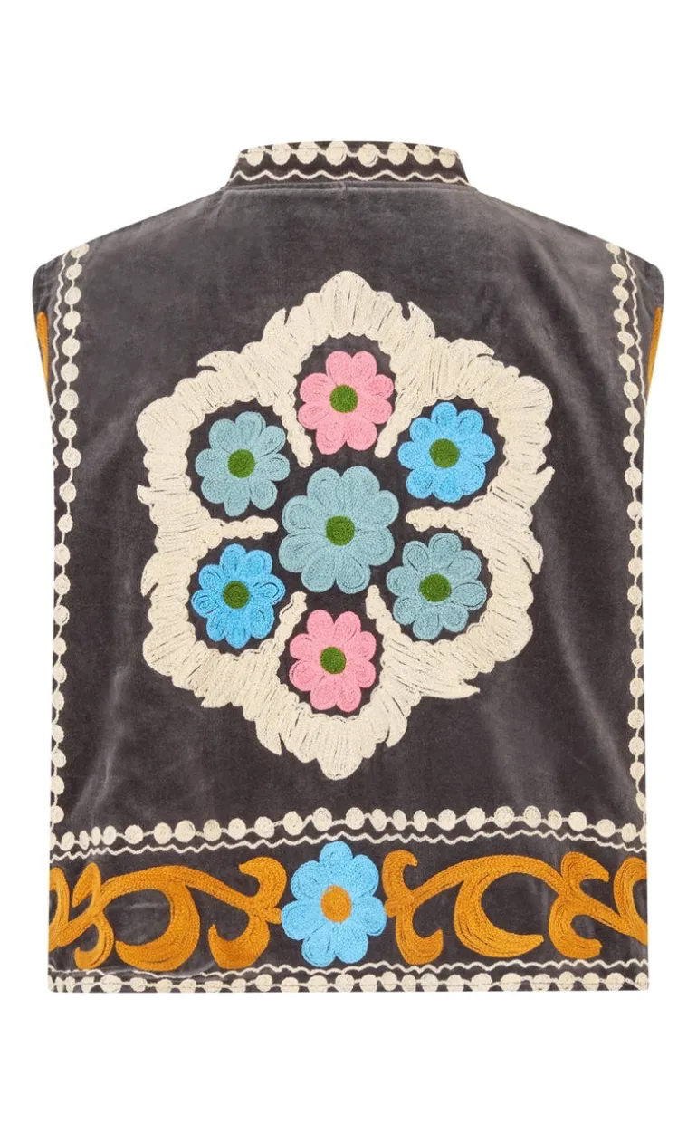 Lollys Laundry Vest - Bin - Washed Black