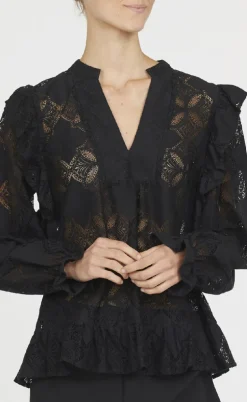 Love & Divine Bluse - Love1234 - Black Lace