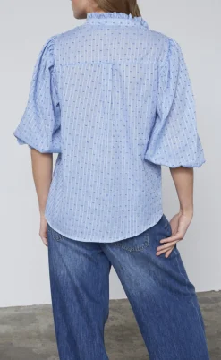 Love & Divine Bluse - Love456-7 - Blue Dot