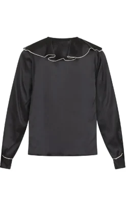 Love & Divine Bluse - Love1241 - Black/Cream