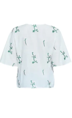 Love & Divine Bluse - Love1375-1 - Cream/Flower