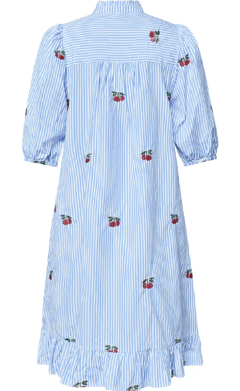 Love & Divine Kjole - Love1385 - Blue/Cherry