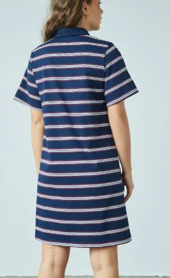 Love & Divine Kjole - Love1349 - Navy/Stripe