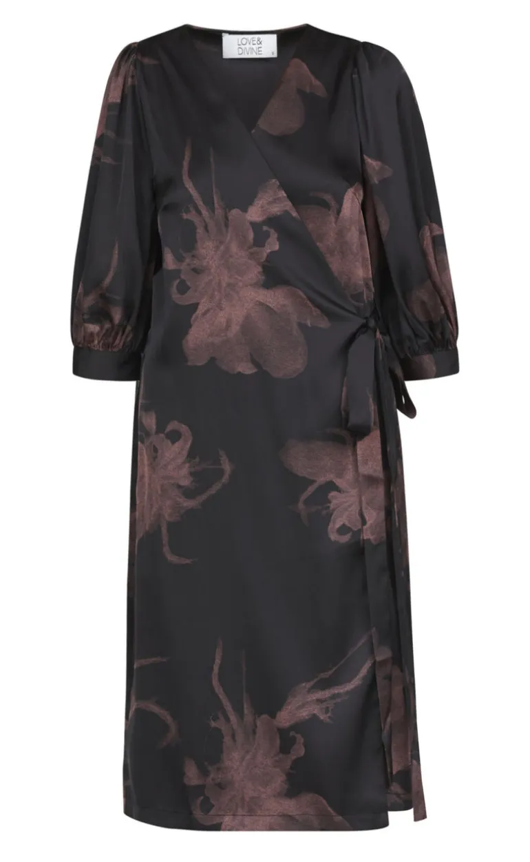 Love & Divine Kjole - Love913-9 - Black/Bordeaux