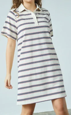 Love & Divine Kjole - Love1349 - Cream/Stripe