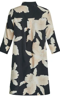 Love & Divine Kjole - Love441-36 - Black/Flower