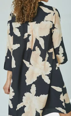 Love & Divine Kjole - Love441-36 - Black/Flower