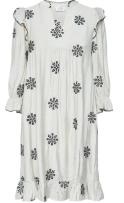 Love & Divine Kjole - Love1235-1 - Bamboo/Black Flower