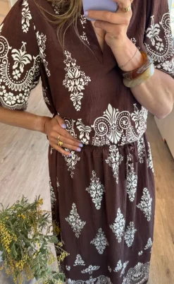 Love & Divine Nederdel - Love1369 - Brown/Paisley