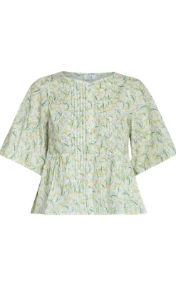 Love & Divine Skjorte - Love1372 - Yellow Flower