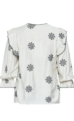 Love & Divine Skjorte - Love1347 - Bamboo/Black Flower