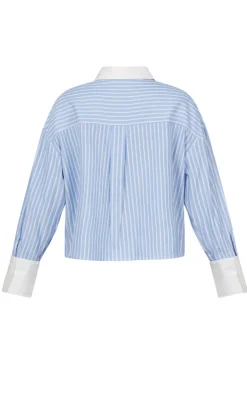 Love & Divine Skjorte - Love1280  -  Blue Stripe