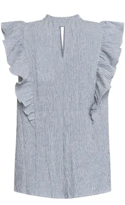 Love & Divine Top - Love1327 - Blue/White Stripe