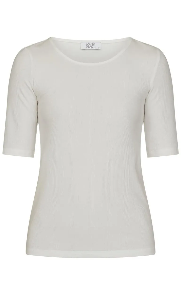 Love & Divine T-Shirt - Love1119 - Off White