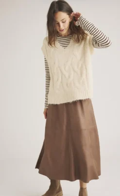 Luxzuz Bluse - Amar - Choco Lux