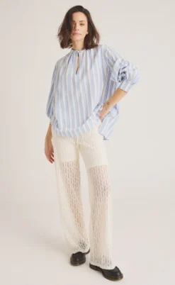 Luxzuz Bluse - Christella - Brunnera Blue