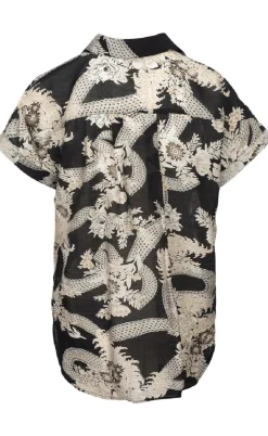 Luxzuz Bluse - Jardine - Black