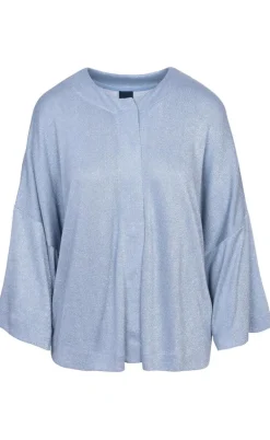 Luxzuz Cardigan - Juliana - Silver Blue