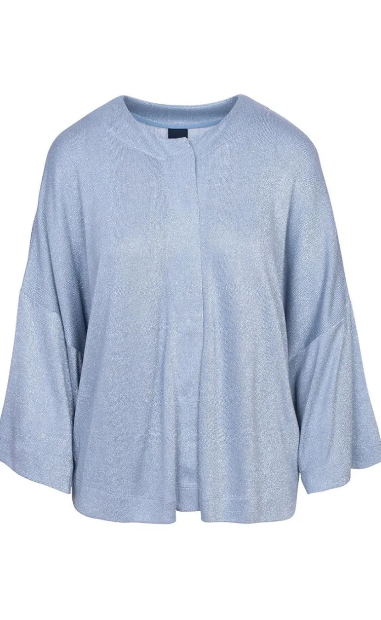 Luxzuz Cardigan - Juliana - Silver Blue