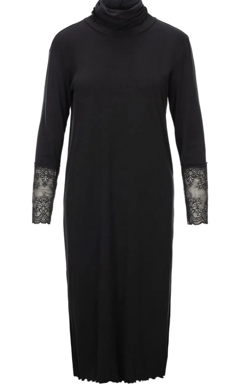 Luxzuz Kjole - Gittonia - Black