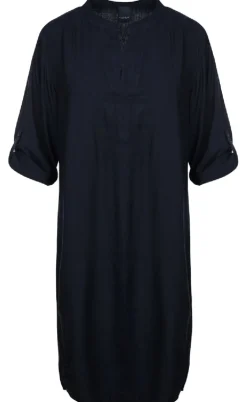 Luxzuz Kjole - Josia - Navy Blue