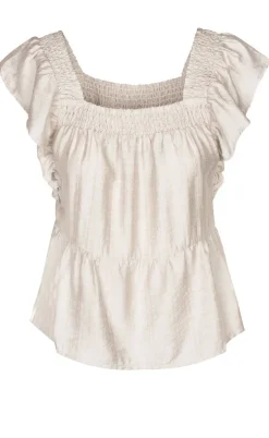 Luxzuz Top - Rufusine - Sandshell