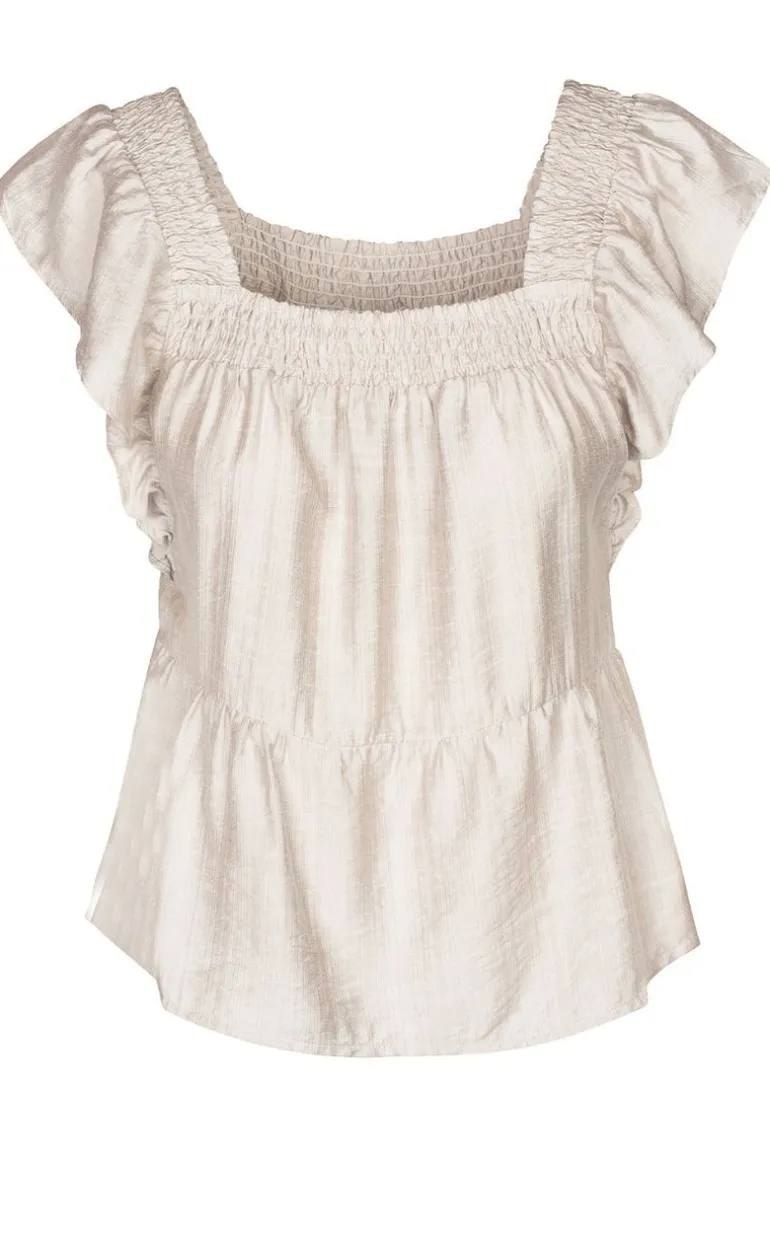 Luxzuz Top - Rufusine - Sandshell