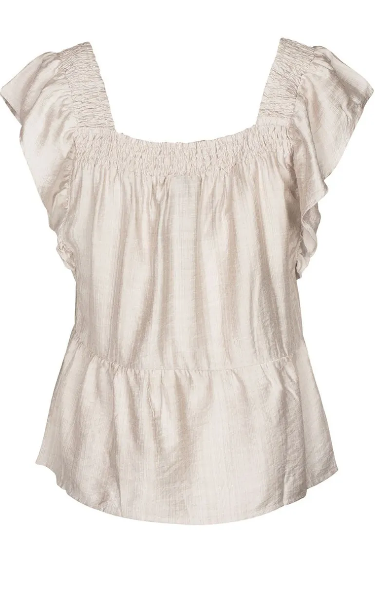 Luxzuz Top - Rufusine - Sandshell
